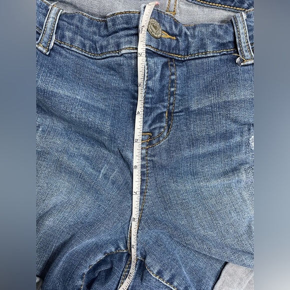 Torrid Denim Shorts Size 14 Distressed Cuffed Mid-Rise - Picture 10 of 10